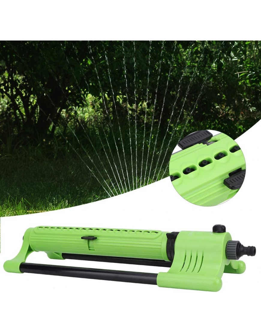 Viccilley Automatische Sprinkleranlage Einstellbare oszillierende Sprinkleranlage Automatische Bewässerung Gartengerät für den Garten - BUWEIHE9
