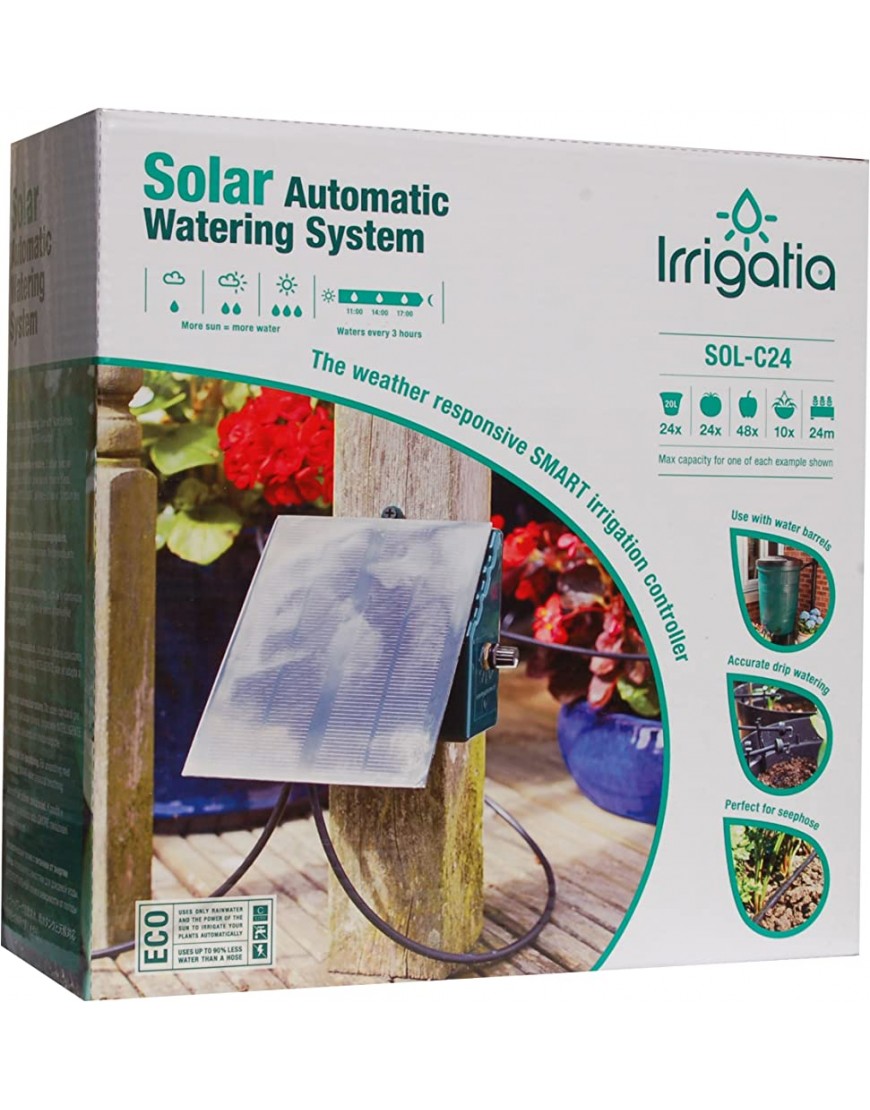 Irrigatia C24 Solar Automatic Watering System - BMZGVWQV