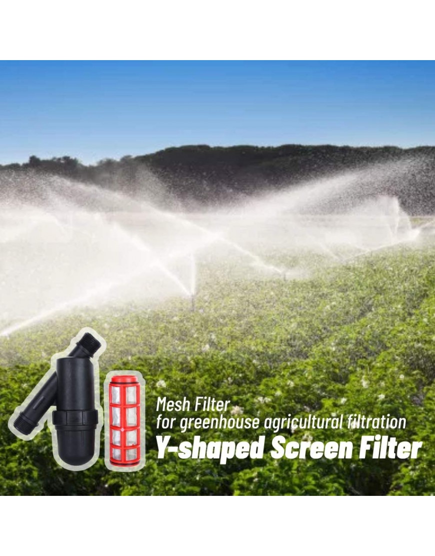 Yosoo 3 4 Zoll Sieb-Bewässerungsfilter Edelstahlgewebe Wasseraufbereitungs-Sieb für Gartenarbeit Landwirtschaft Filter Tropfbewässerung Tankpumpe - BOAWCWHV