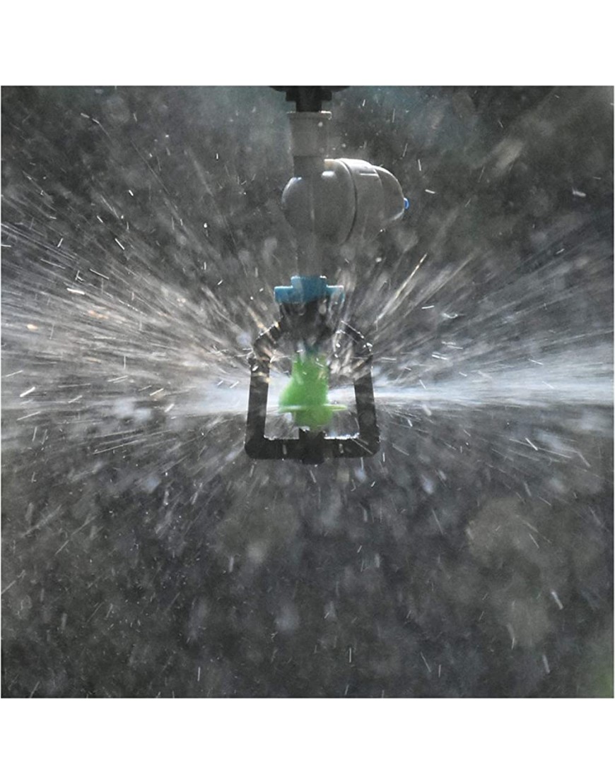 Pflanzen-Sprinkler-Schlauch-Kit 100 stücke 360-Grad rotierender Sprinkler kann Brechung aufhängen Wassereinsparung Zerstäubungsdüse verwendet für Garten-Treibhaus-Bewässerung Color : Burgundy - BAGWUJ8B